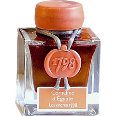 J. Herbin 1798 Cornaline d'Egypte (Orange/Red Egypt) Ink Bottle 50 ML-Pen Boutique Ltd