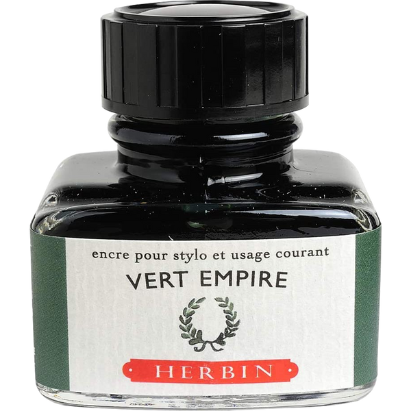 J. Herbin 30ml Fountain Pen Vert Empire Bottled Ink-Pen Boutique Ltd