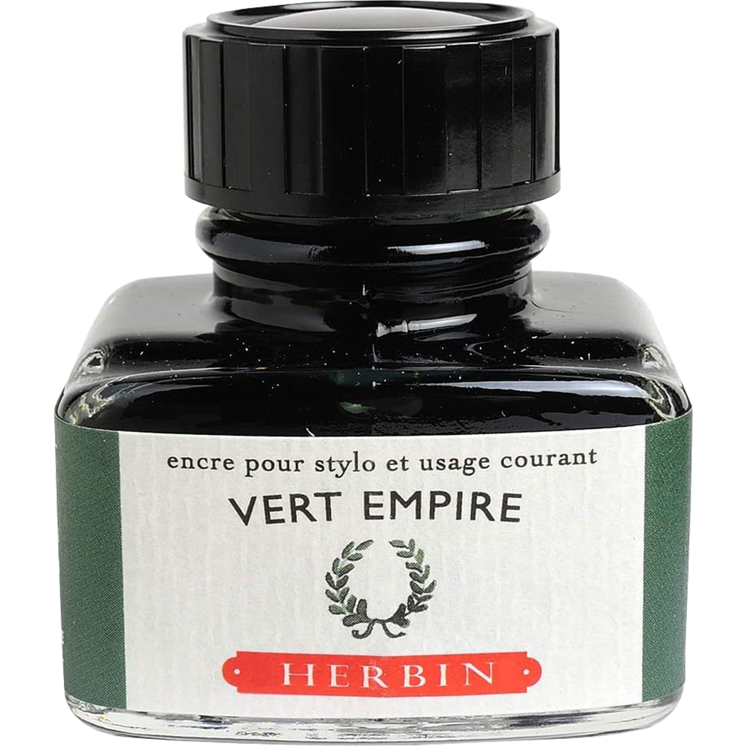 J. Herbin 30ml Fountain Pen Vert Empire Bottled Ink-Pen Boutique Ltd