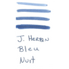 J. Herbin Fountain Pen Bleu Nuit Ink Cartridge-Pen Boutique Ltd