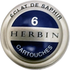 J. Herbin Fountain Pen Eclat De Saphir Ink Cartridge-Pen Boutique Ltd