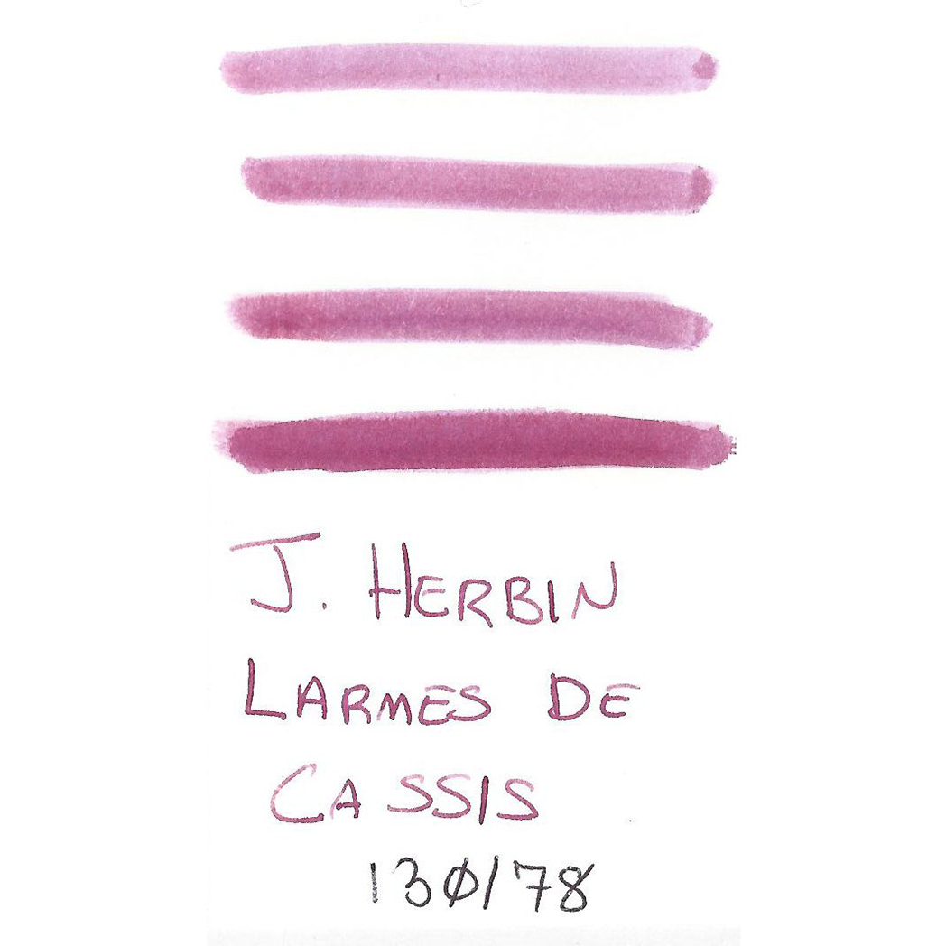 J. Herbin Fountain Pen Larmes De Cassis Bottled Ink-Pen Boutique Ltd