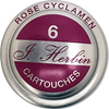 J. Herbin Fountain Pen Rose Cyclamen Ink Cartridge-Pen Boutique Ltd