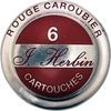 J. Herbin Fountain Pen Rouge Caroubier Ink Cartridge-Pen Boutique Ltd