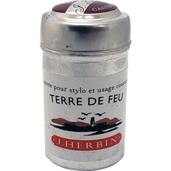 J. Herbin Fountain Pen Terre De Feu Ink Cartridge-Pen Boutique Ltd
