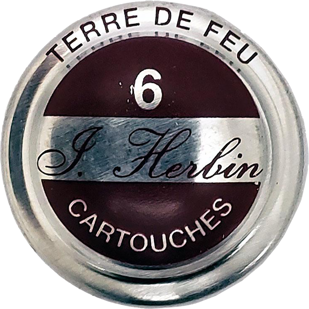 J. Herbin Fountain Pen Terre De Feu Ink Cartridge-Pen Boutique Ltd