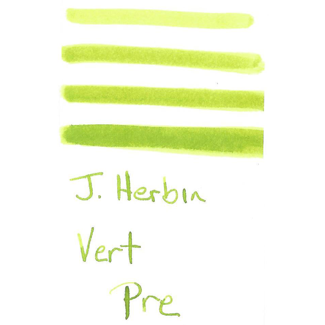 J. Herbin Fountain Pen Vert Pre Ink Cartridge-Pen Boutique Ltd