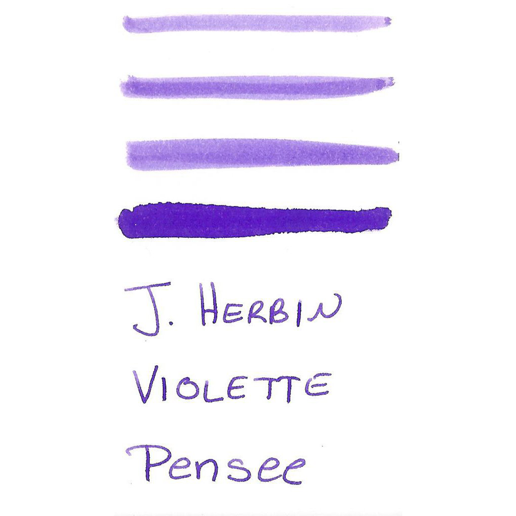 J. Herbin Fountain Pen Violette Pensee Ink Cartridge-Pen Boutique Ltd