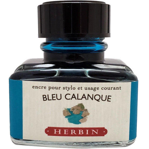 J. Herbin Ink Bottle - Bleu Calanque - 30ml