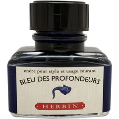 J. Herbin Ink Bottle - Bleu Des Profondeurs - 30ml