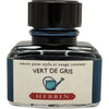 J. Herbin Ink Bottle - Vert De Gris - 30ml