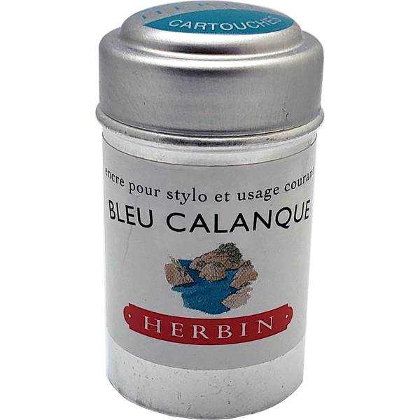 J. Herbin Ink Cartridge - Bleu Calanque-Pen Boutique Ltd