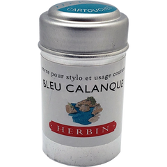J. Herbin Ink Cartridge - Bleu Calanque-Pen Boutique Ltd
