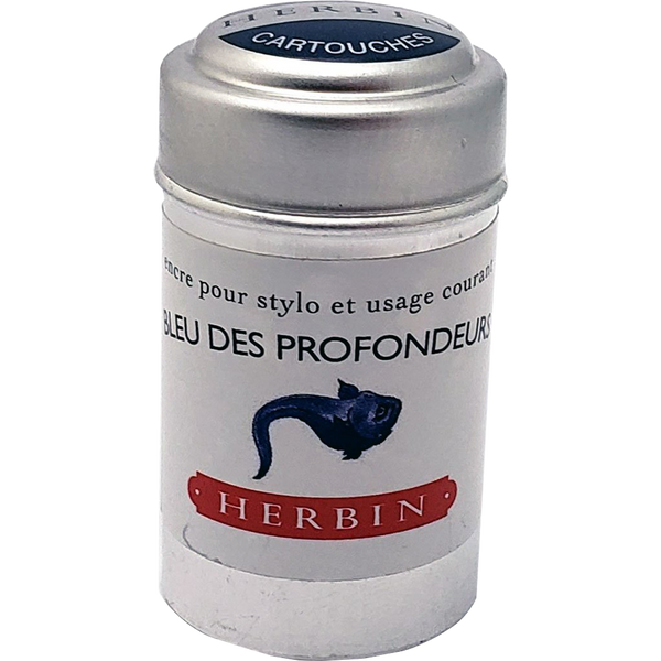 J. Herbin Ink Cartridge - Bleu Des Profondeurs-Pen Boutique Ltd