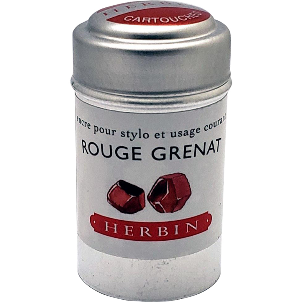 J. Herbin Ink Cartridge - Rouge Grenat-Pen Boutique Ltd
