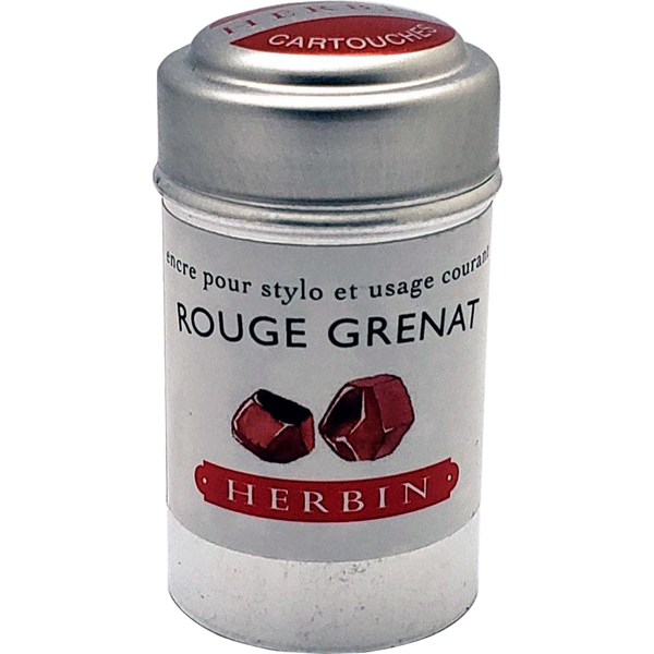 J. Herbin Ink Cartridge - Rouge Grenat-Pen Boutique Ltd