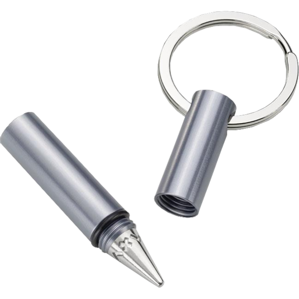 Jac Zagoory Beta Inkless Key Ring Pen Aluminium - Stone-Pen Boutique Ltd