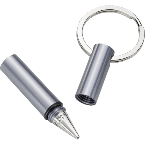 Jac Zagoory Beta Inkless Key Ring Pen Aluminium - Stone-Pen Boutique Ltd