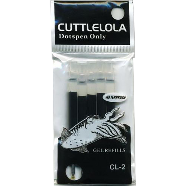 Jac Zagoory Cuttlelola Electric Dots Pen Ink Cartridges - Black-Pen Boutique Ltd