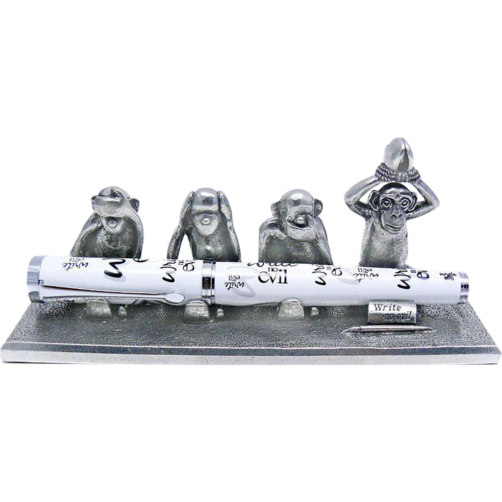 Jac Zagoory Write No Evil W/4 Monkey Hands Tied-Pen Boutique Ltd