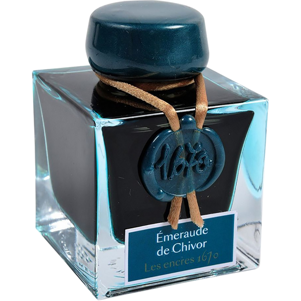 J. Herbin 1670 Anniversary Ink - Emeraude de Chivor-Pen Boutique Ltd