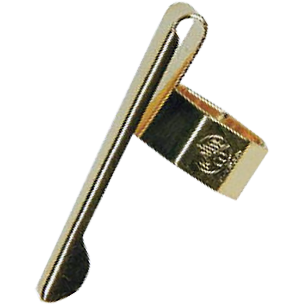 Kaweco Octagonal Slide-on Clip - Gold Plated-Pen Boutique Ltd