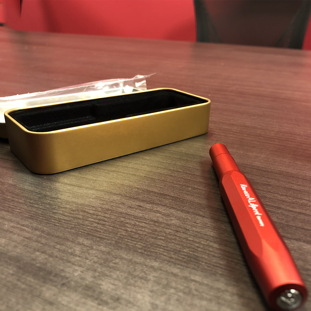 Kaweco AL Sport Fountain Pen - Red-Pen Boutique Ltd