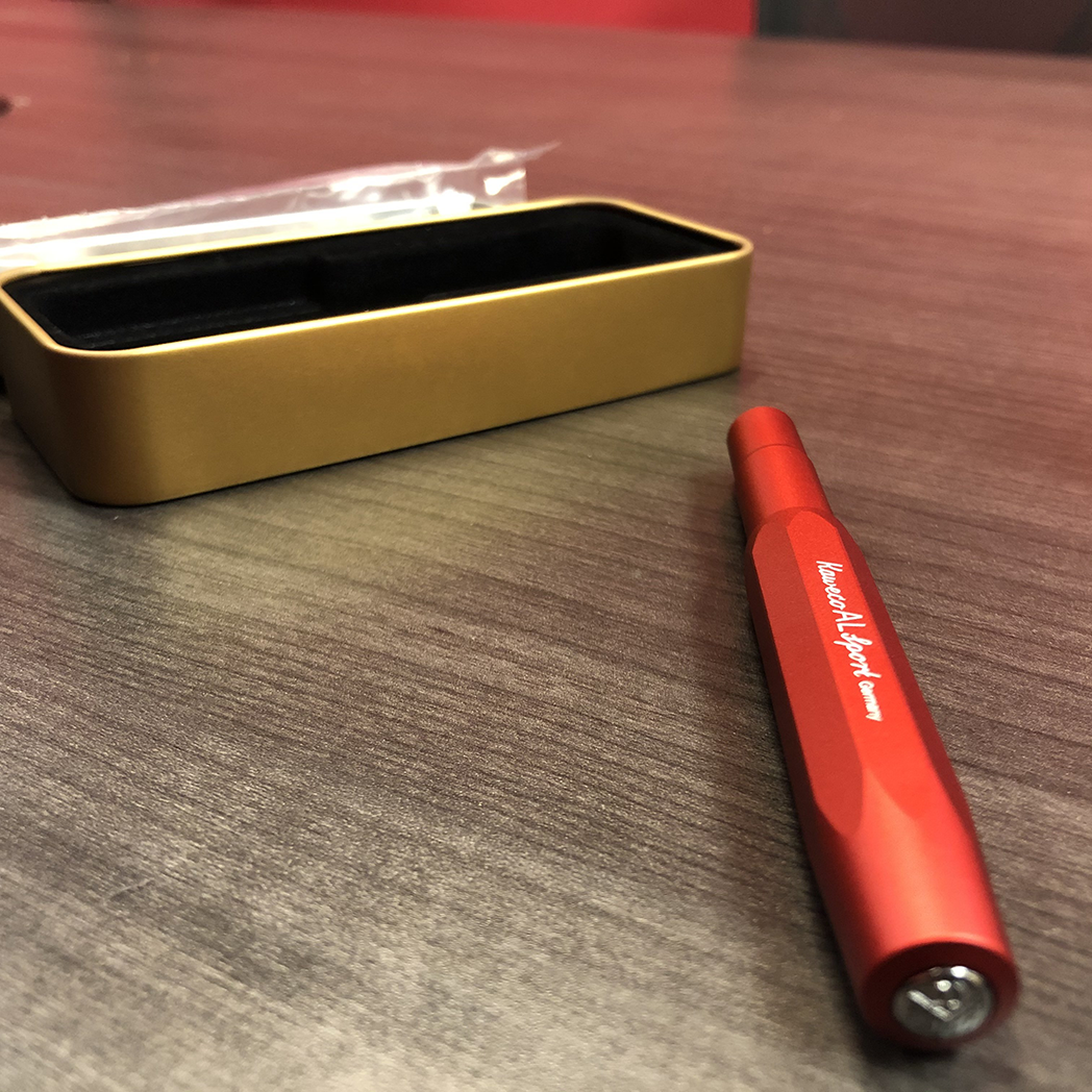 Kaweco AL Sport Fountain Pen - Red-Pen Boutique Ltd