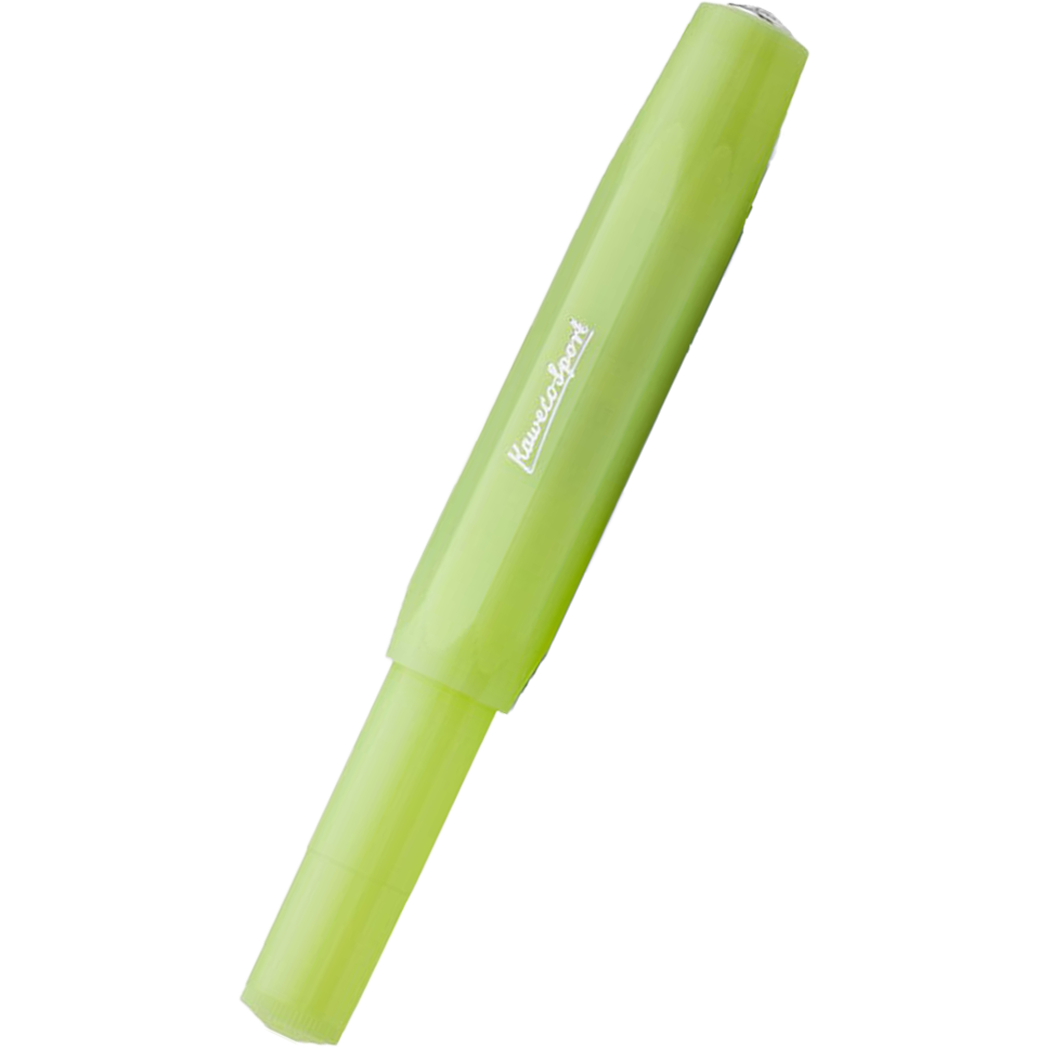 Kaweco Frosted Sport Fountain Pen - Fine Lime-Pen Boutique Ltd