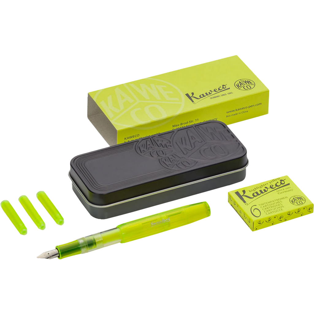 Kaweco Ice Sport Glow Marker Set - Yellow-Pen Boutique Ltd