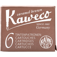 Kaweco Ink Cartridges - 6 pieces - Caramel Brown-Pen Boutique Ltd