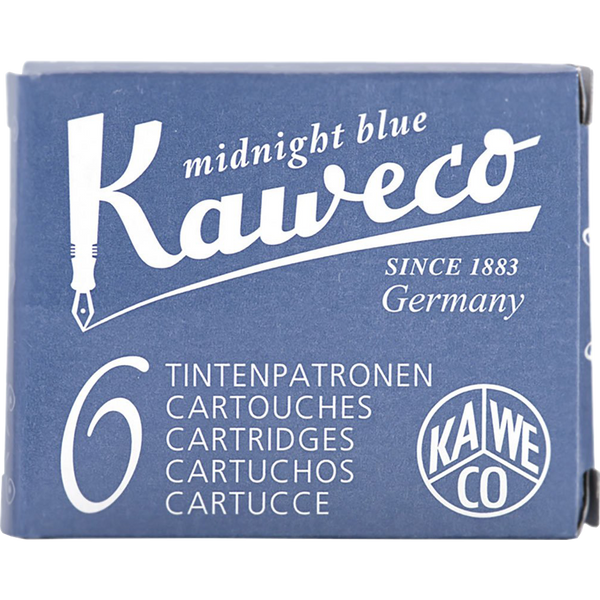 Kaweco Ink Cartridges - 6 pieces - Midnight Blue-Pen Boutique Ltd