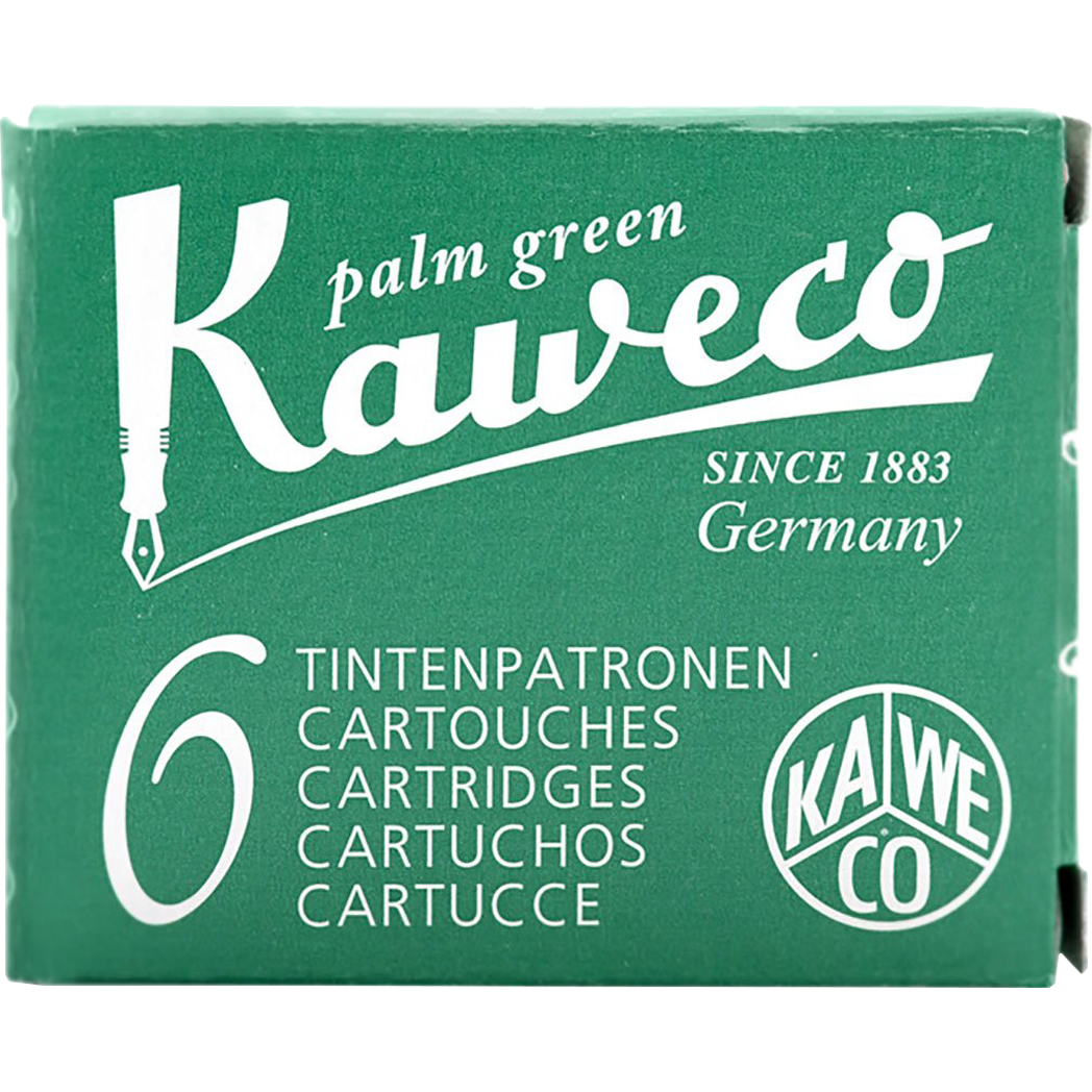 Kaweco Ink Cartridges - 6 pieces - Palm Green-Pen Boutique Ltd