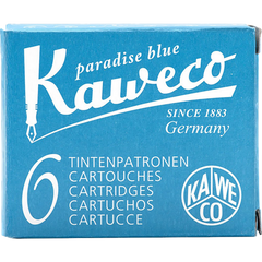 Kaweco Ink Cartridges - 6 pieces - Turquoise-Pen Boutique Ltd
