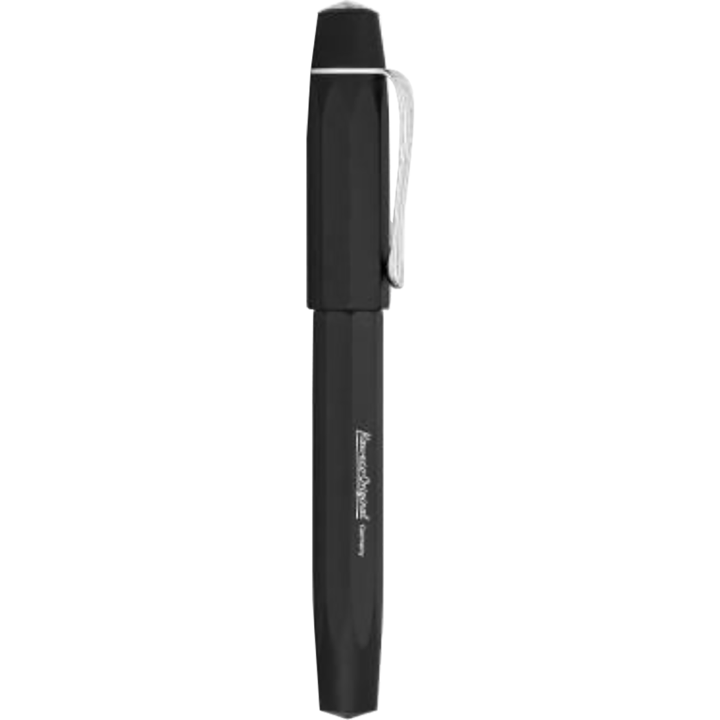 Kaweco Sport Fountain Pen - Original Black - Chrome Trim (250 Nib)-Pen Boutique Ltd