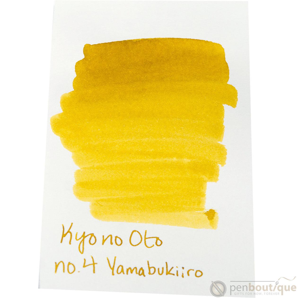 Kyoto Ink Bottle - Kyo no Oto - Yamabukiiro-Pen Boutique Ltd
