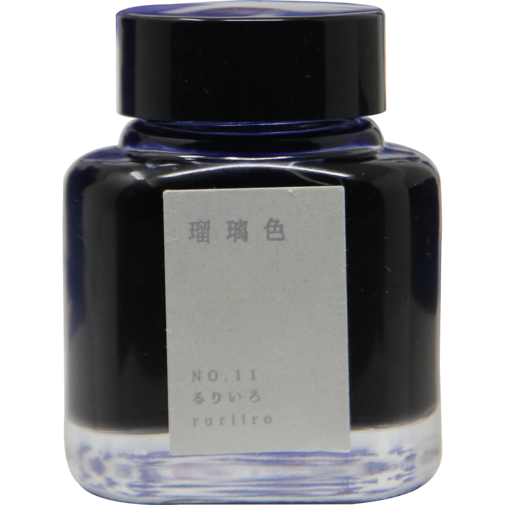 Kyoto Shimmer Ink Bottle - Ruriiro - 40ml-Pen Boutique Ltd