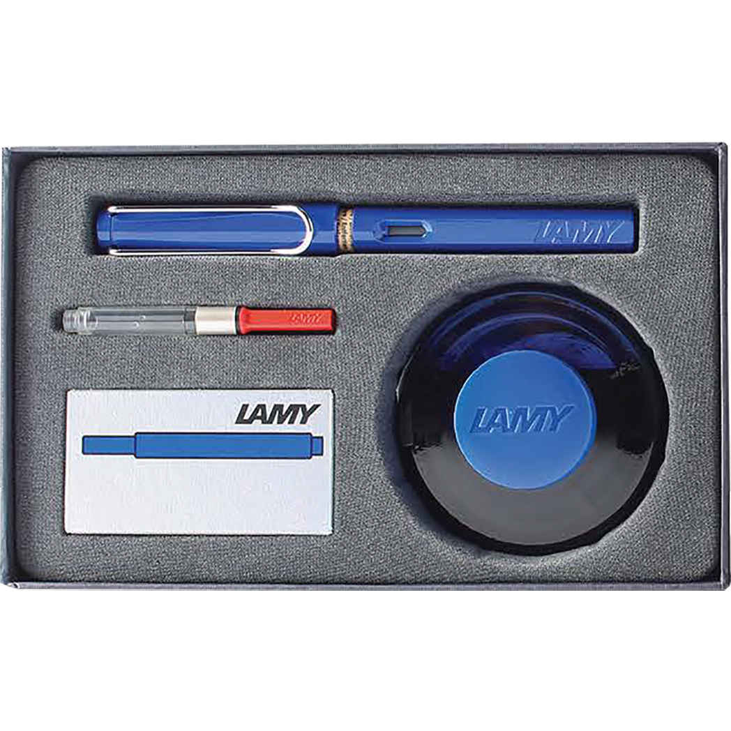 Lamy Safari Gift Set - Blue-Pen Boutique Ltd