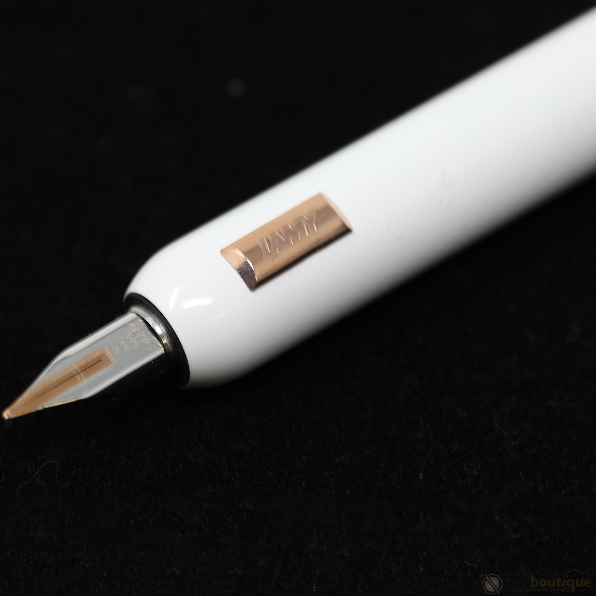 Lamy Dialog CC Fountain Pen - Shiny White-Pen Boutique Ltd
