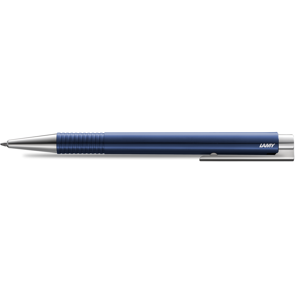 Lamy Logo M+ Blue Glossy Ballpoint Pen Pen Boutique Ltd