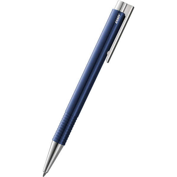 Lamy Logo M+ Blue Glossy Ballpoint Pen-Pen Boutique Ltd