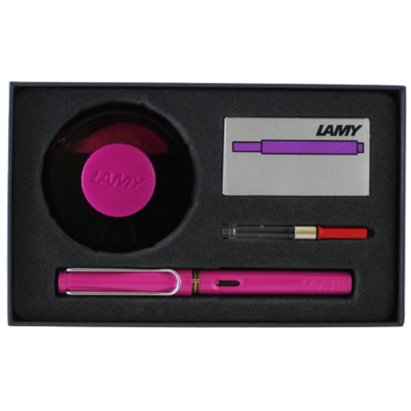 Lamy Safari Gift Set - Breast Cancer Awareness Month - Pink-Pen Boutique Ltd