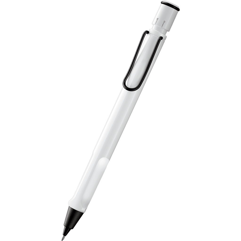 Lamy Safari Mechanical Pencil - White - Black Trim (Special Edition) - Pen  Boutique Ltd