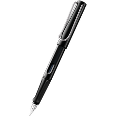 Lamy Safari Shiny Black Fountain Pen-Pen Boutique Ltd