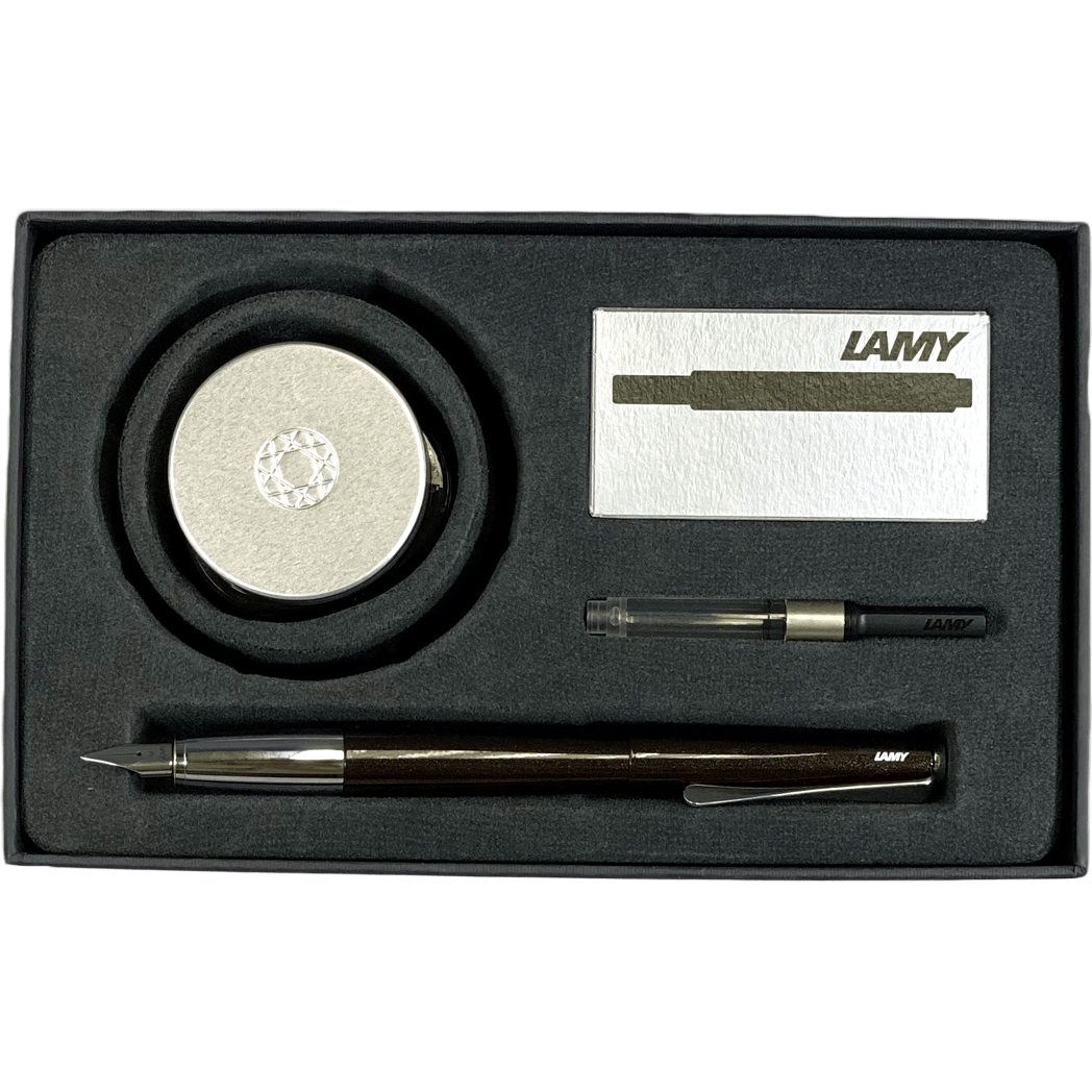 Lamy Studio Gift Set - Dark Brown-Pen Boutique Ltd