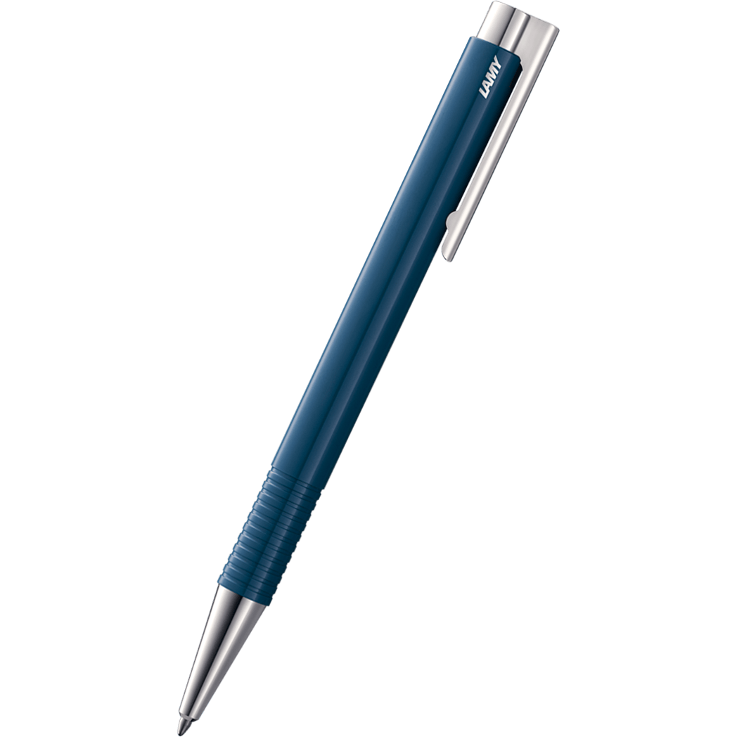 Lamy Logo M+ Ballpoint Pen - Indigo Gloss - Special Edition-Pen Boutique Ltd