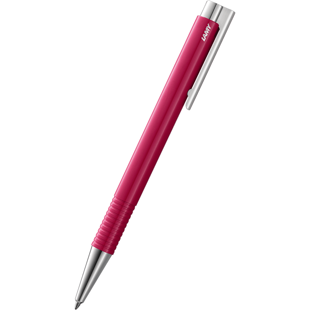 Lamy Logo M+ Ballpoint Pen - Raspberry Gloss - Special Edition-Pen Boutique Ltd