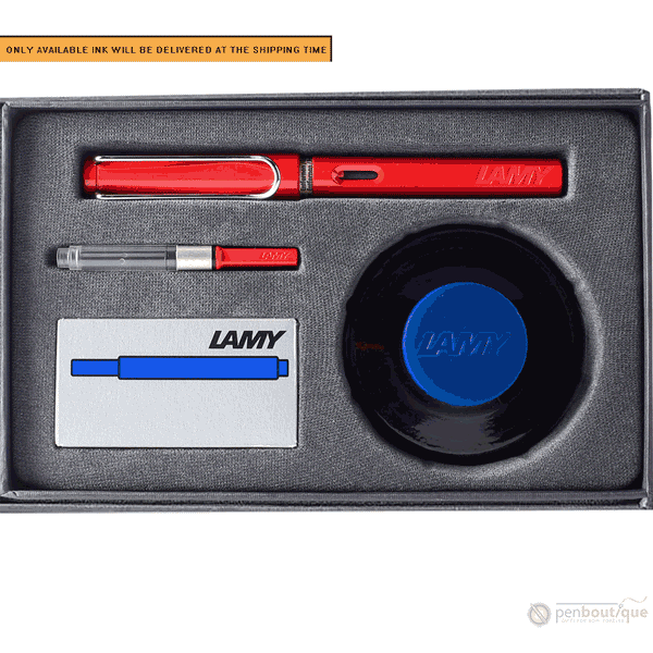 Lamy Safari Gift Set -  Red Lamy Pens