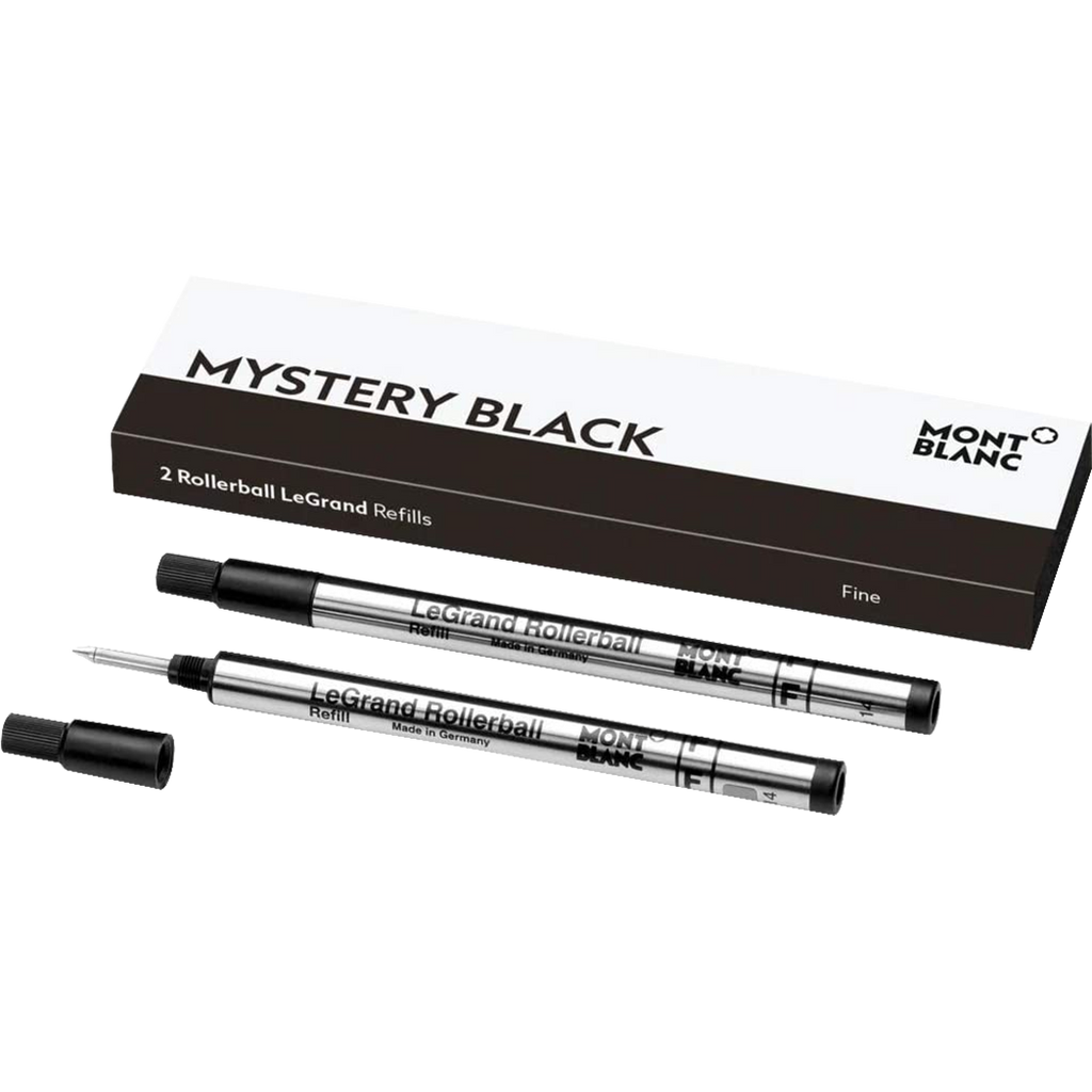 Montblanc Legrand Rollerball Refill - Mystery Black (2 Per Pack)-Pen Boutique Ltd