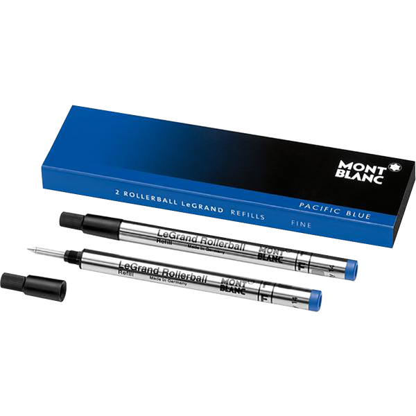 Montblanc Rollerball Refill - Pacific Blue (Fits LeGrand Rollerball Pen)-Pen Boutique Ltd